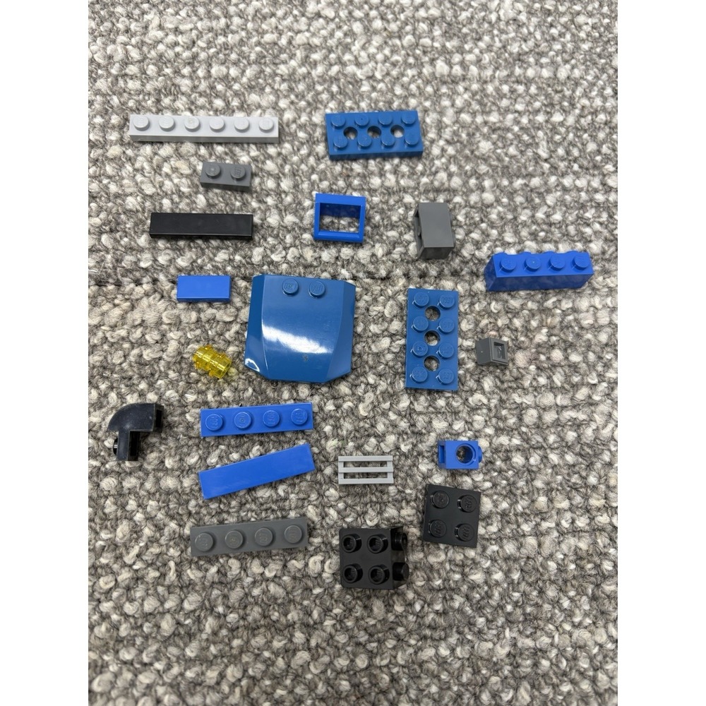 Lego Lot Black Blue Gray Random Set HTF Pieces Over‎ 150 Pieces Replacements